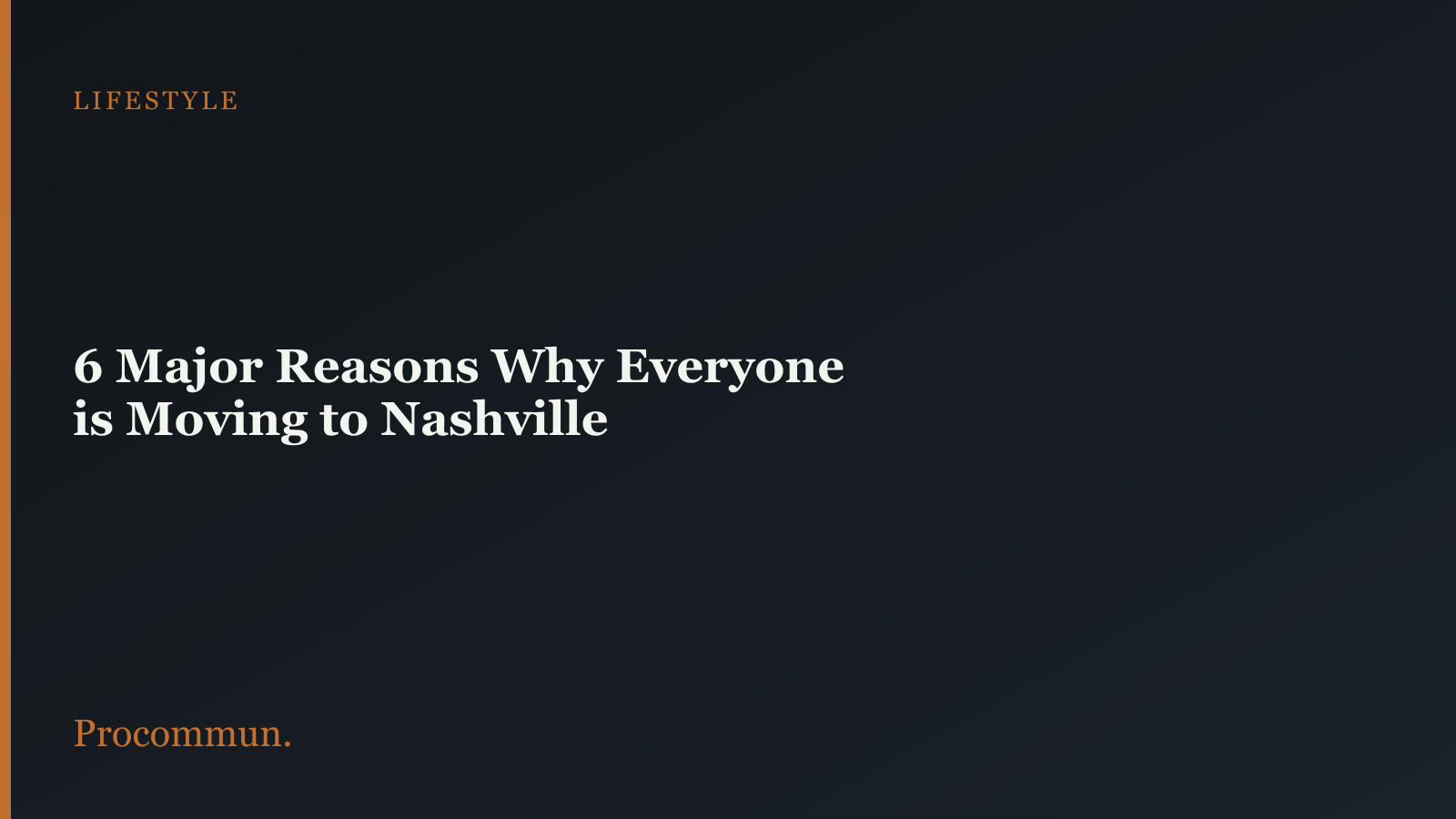 why people are moving to nashville tennesse