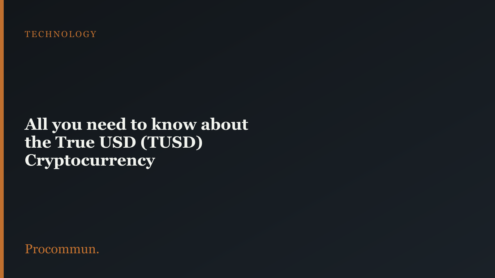 True USD featured image