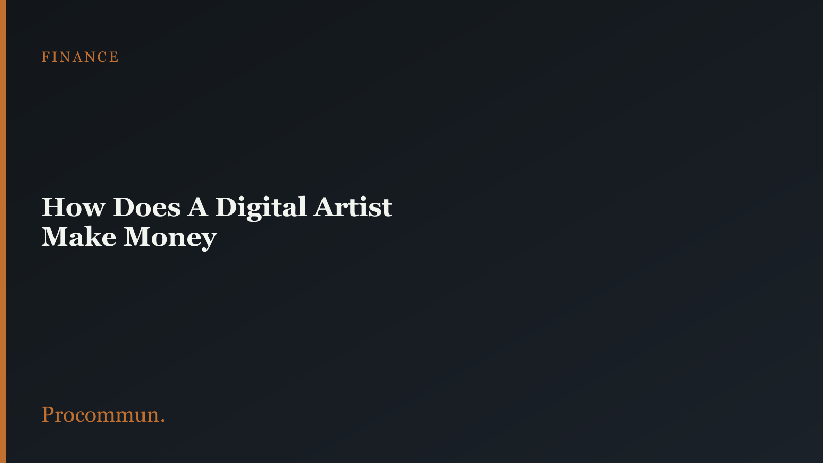 How Digital Artists Make Money - 1