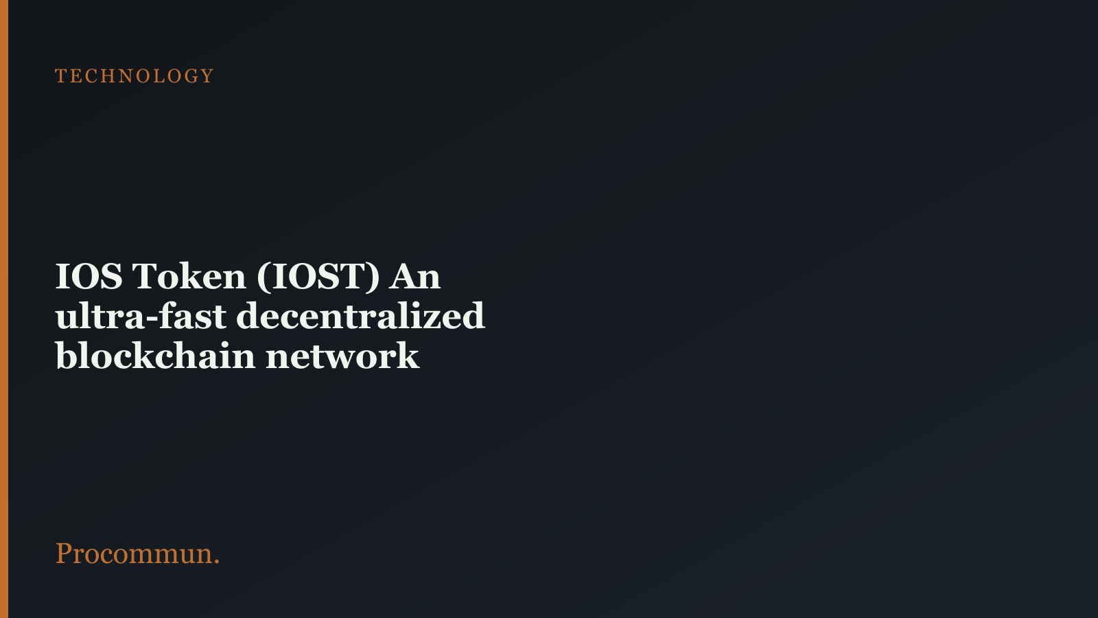 IOST featured image