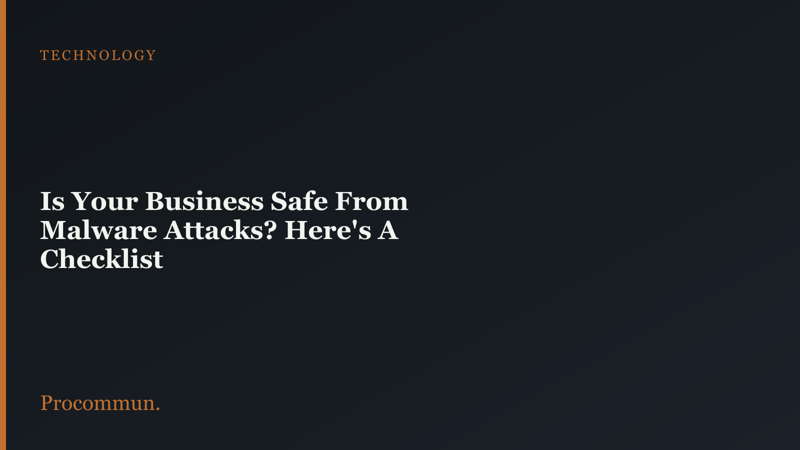 How to protect business from malware featured image